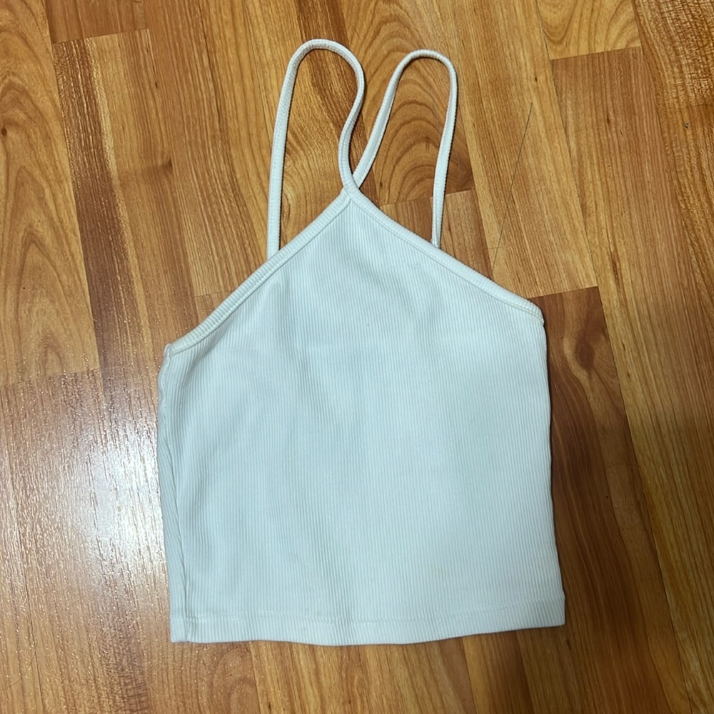 Zara white cross over top